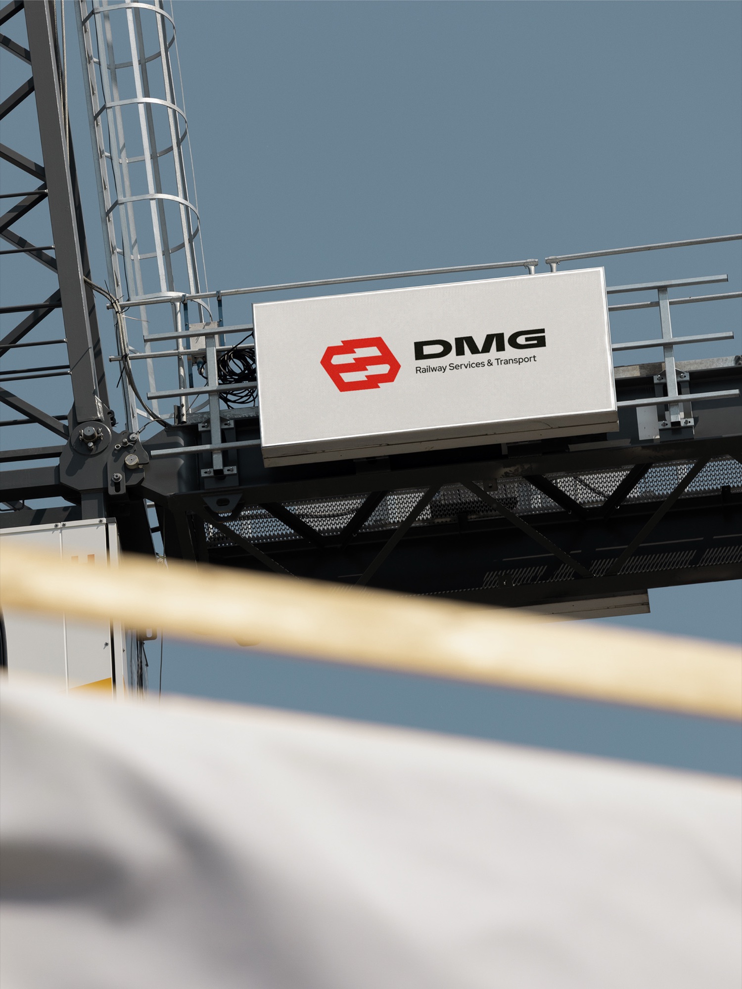DMG — Railway Services & Transport brand identity